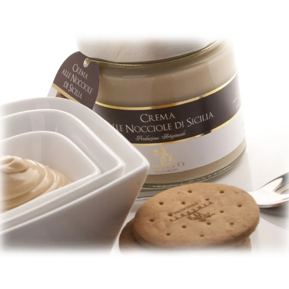 Vincente Delicacies - Sweet Cream Spread with Dark Chocolate - Artisan Spreadable Creams - 180 g - Avvenice