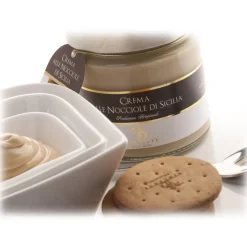 Vincente Delicacies - Sweet Cream Spread with Sicilian Hazelnuts - Artisan Spreadable Creams - 90 g - Avvenice