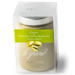 Vincente Delicacies - Sweet Cream Spread with Green Pistachio from Bronte P.D.O. - Artisan Spreadable Creams - 600 g - Crystal - Avvenice