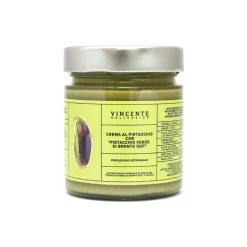 Vincente Delicacies - Sweet Cream Spread with Green Pistachio from Bronte P.D.O. - Artisan Spreadable Creams - 180 g - Avvenice
