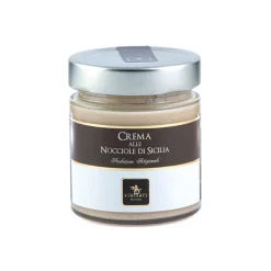Vincente Delicacies - Sweet Cream Spread with Sicilian Hazelnuts - Artisan Spreadable Creams - 180 g - Avvenice
