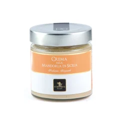 Vincente Delicacies - Sweet Cream Spread with Sicilian Almonds - Artisan Spreadable Creams - 180 g - Avvenice