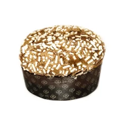 Vincente Delicacies - Vincenzo Bellini - Artisan Panettone wth Mandarin and Raisins - Sicilian Looks - Hand Wrapped - Avvenice