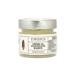 Vincente Delicacies - White Chocolate Cream - Artisan Spreadable Creams - 90 g - Avvenice