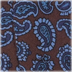 Viola Milano - Ancient Madder Silk Bow Tie - Bronze Paisley - Made in Italy - Luxury Exclusive Collection - Avvenice