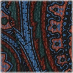 Viola Milano - Ancient Madder Silk Bow Tie - Forest Paisley I - Made in Italy - Luxury Exclusive Collection - Avvenice