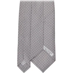 Viola Milano - Archivio Chain Selftipped Silk Tie - Pink - Handmade in Italy - Luxury Exclusive Collection - Avvenice