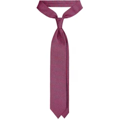 Viola Milano - Artisan Chain Selftipped Silk Tie - Rose Mix - Handmade in Italy - Luxury Exclusive Collection - Avvenice