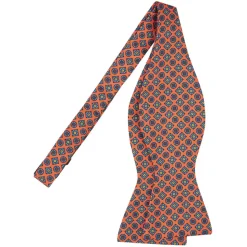 Viola Milano - Artisan Floral Silk Bow Tie - Rose - Handmade in Italy - Luxury Exclusive Collection - Avvenice