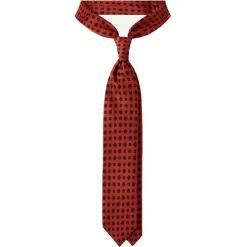 Viola Milano - Artisan Floral Selftipped Silk Tie - Rust - Handmade in Italy - Luxury Exclusive Collection - Avvenice