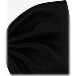 Viola Milano - Black Masion Milano Ready-Tie Grosgrain Bow-Tie - Handmade in Italy - Luxury Exclusive Collection - Avvenice