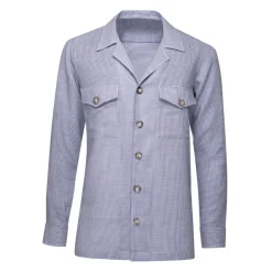 Viola Milano - Cashmere and Silk Overshirt - Sea Mix - Handmade in Italy - Luxury Exclusive Collection - Avvenice