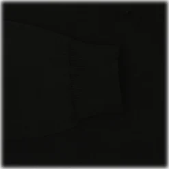 Viola Milano - Cashmere V-Neck Sweater - Black - Handmade in Italy - Luxury Exclusive Collection - Avvenice