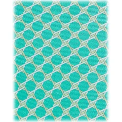 Viola Milano - Chain Pattern Selftipped Silk Tie - Menthol - Handmade in Italy - Luxury Exclusive Collection - Avvenice