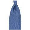 Viola Milano - Classic Circle Selftipped Italian Silk Tie - Navy Mix - Made in Italy - Luxury Exclusive Collection - Avvenice