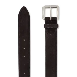 Viola Milano - Classic Italian Suede Belt - Tobacco - Handmade in Italy - Luxury Exclusive Collection - Avvenice