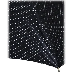 Viola Milano - Classic Polka dot Bamboo Umbrella - Navy/White - Handmade in Italy - Luxury Exclusive Collection - Avvenice