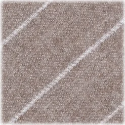 Viola Milano - Classic Shalk Stripe Untipped Flannel Tie - Beige - Made in Italy - Luxury Exclusive Collection - Avvenice