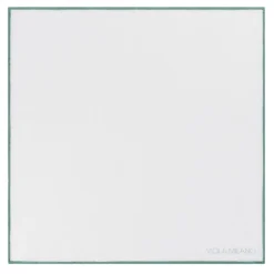 Viola Milano - Classic Shoestring 100% Linen Pocket Square - Menthol - Handmade in Italy - Luxury Exclusive Collection - Avvenice