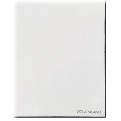 Viola Milano - Classic Shoestring Silk Pocket Square - Black - Handmade in Italy - Luxury Exclusive Collection - Avvenice