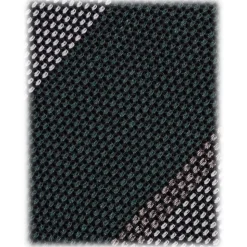 Viola Milano - Club Stripe 3-fold Grenadine Tie - Green Mix - Handmade in Italy - Luxury Exclusive Collection - Avvenice