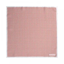 Viola Milano - Coral Pattern Silk Pocket Square - Orange - Handmade in Italy - Luxury Exclusive Collection - Avvenice