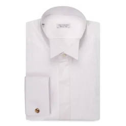 Viola Milano - Cotton Dress Shirt - White - Handmade in Italy - Luxury Exclusive Collection - Avvenice
