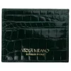 Viola Milano - Crocodile Credit Card Holder - Forest - Handmade in Italy - Luxury Exclusive Collection - Avvenice