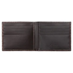 Viola Milano - Crocodile Slim Wallet - Brown - Handmade in Italy - Luxury Exclusive Collection - Avvenice