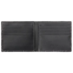 Viola Milano - Crocodile Slim Wallet - Grey - Handmade in Italy - Luxury Exclusive Collection - Avvenice