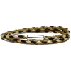 Viola Milano - Double Braided Mix-Tone Italian Leather Bracelet - Camo - Handmade in Italy - Luxury Exclusive Collection - Avvenice
