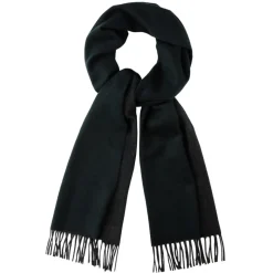 Viola Milano - Double Face 100% Zibellino Cashmere Scarf - Forest/Grey - Handmade in Italy - Luxury Exclusive Collection - Avvenice