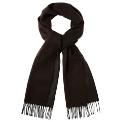 Viola Milano - Double Face Zibellino Cashmere Scarf - Brown and Grey - Handmade in Italy - Luxury Exclusive Collection - Avvenice