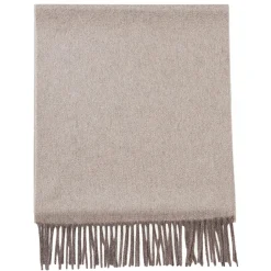 Viola Milano - Double Face 100% Zibellino Cashmere Scarf - Sand/Taupe - Handmade in Italy - Luxury Exclusive Collection - Avvenice