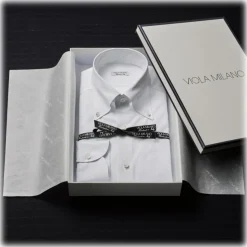 Viola Milano - Essential Italian Package – Shirt and Tie - Handmade in Italy - Luxury Exclusive Collection - Avvenice