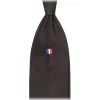 Viola Milano - France Flag Handrolled Woven Silk Jacquard Tie - Navy - Handmade in Italy - Luxury Exclusive Collection - Avvenice