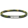 Viola Milano - Genuine Italian Leather Bracelet - Forest Camo - Handmade in Italy - Luxury Exclusive Collection - Avvenice