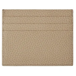 Viola Milano - Grain Leather Credit Card Holder - Sand - Handmade in Italy - Luxury Exclusive Collection - Avvenice