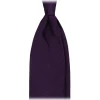 Viola Milano - Grenadine Garza Fina Unlined Tie - Purple - Handmade in Italy - Luxury Exclusive Collection - Avvenice
