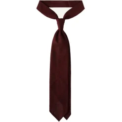 Viola Milano - Grenadine Garza Fina Unlined Tie - Burgundy - Handmade in Italy - Luxury Exclusive Collection - Avvenice