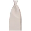 Viola Milano - Grenadine Garza Fina Unlined Tie - Light Ivory - Handmade in Italy - Luxury Exclusive Collection - Avvenice