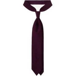 Viola Milano - Grenadine Garza Grossa Unlined Tie - Purple Mix - Handmade in Italy - Luxury Exclusive Collection - Avvenice
