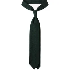 Viola Milano - Grenadine Garza Grossa Unlined Tie - Forest - Handmade in Italy - Luxury Exclusive Collection - Avvenice