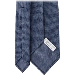 Viola Milano - Grenadine Garza Fina Unlined Tie - Sea - Handmade in Italy - Luxury Exclusive Collection - Avvenice