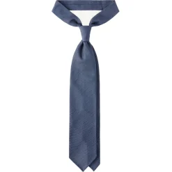 Viola Milano - Grenadine Garza Fina Unlined Tie - Sea - Handmade in Italy - Luxury Exclusive Collection - Avvenice