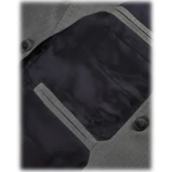 Viola Milano - Half-lined Loro Piana Double Breasted Suit - Sea Solaro - Handmade in Italy - Luxury Exclusive Collection - Avvenice