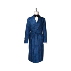 Viola Milano - Handprinted Silk Dressing Gown - Diamond Medallion - Handmade in Italy - Luxury Exclusive Collection - Avvenice