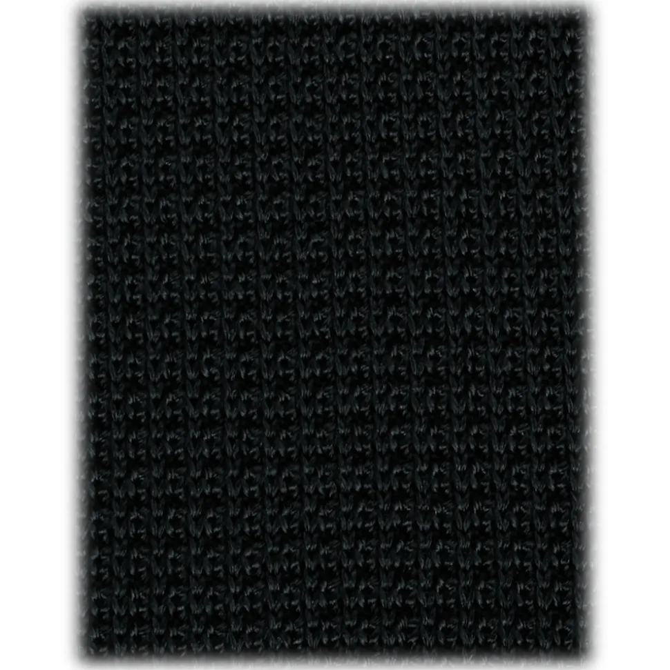 Viola Milano - Knitted Limited Label V-End Silk Tie - Forest - Handmade in Italy - Luxury Exclusive Collection - Avvenice