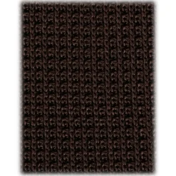 Viola Milano - Knitted Limited Label V-End Silk Tie - Brown - Handmade in Italy - Luxury Exclusive Collection - Avvenice