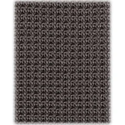 Viola Milano - Knitted Limited Label V-End Silk Tie - Grey - Handmade in Italy - Luxury Exclusive Collection - Avvenice